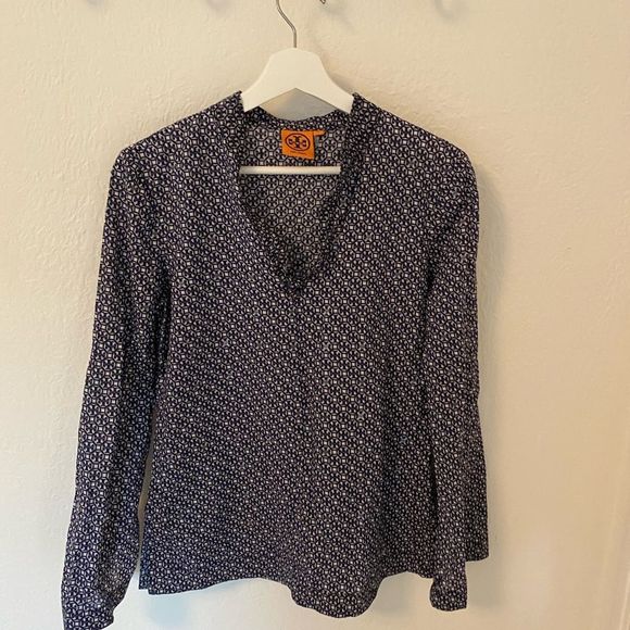 Tory Burch tunic sparkly clear sequins size 4 - Picture 2 of 8